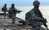 Lính thủy đánh bộ Hàn Quốc tập trận bảo vệ đảo